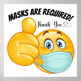 POSTER COVID MASK