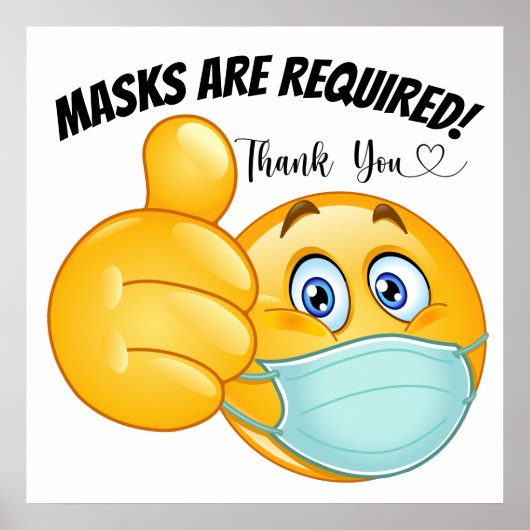 POSTER COVID MASK (Voorkant)