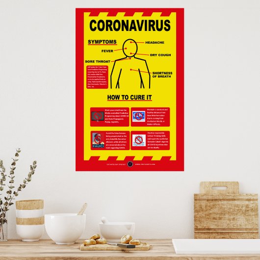 Poster COVID - Traitement (Cuisine)