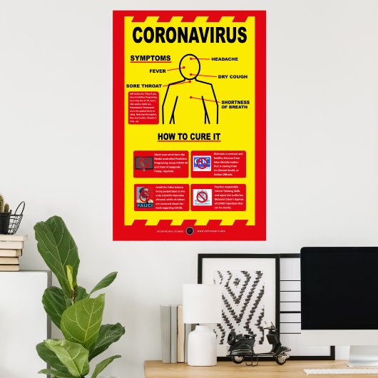 Poster COVID - Traitement (Bureau à domicile)