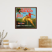 Poster Cow-boy de Floride (Cuisine)