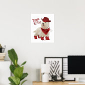 Poster Cow-boy en bottes (Bureau à domicile)