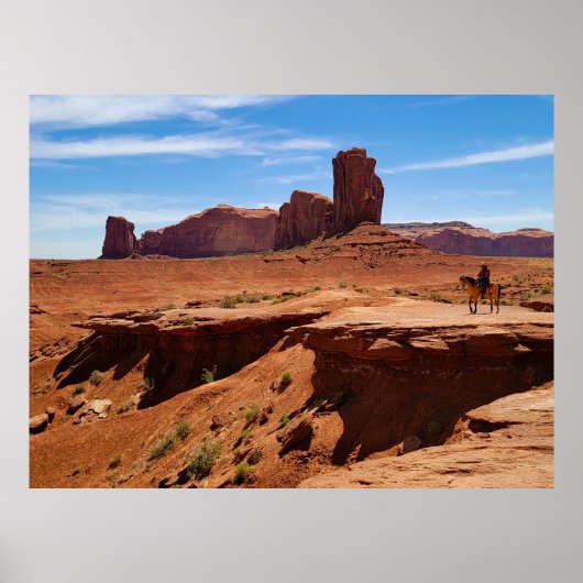 Poster Cow-boy solitaire (Devant)