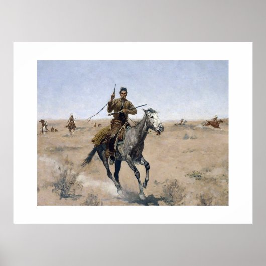 Poster Cow-boy western américain (Devant)