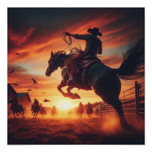 Poster Cow-boys (Devant)