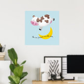 Poster Cow Jumped Over the Moon (Bureau à domicile)