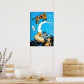 Poster Cow Jumped Over the Moon (in 23 sizes) (Cuisine)