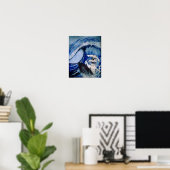 Poster cowabunga (Bureau à domicile)