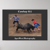 Poster Cowboy 911 (Devant)