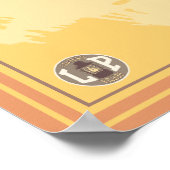 Poster Cowboy à cheval - Parc national de Yellowstone (Coin)