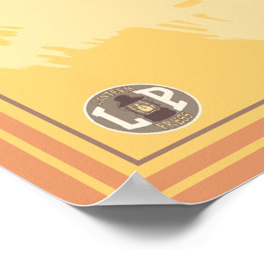 Poster Cowboy à cheval - Parc national des Glaciers, MT (Coin)