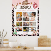 Poster Cowboy Anniversaire 1er Rodéo Anniversaire (Cuisine)