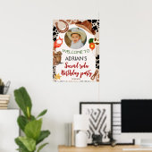 Poster Cowboy Anniversaire 2d Rodeo Anniversaire (Bureau à domicile)