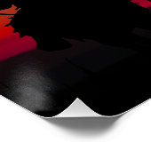 Poster cowboy au coucher du soleil (Coin)