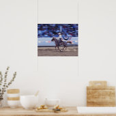 Poster Cowboy au Rodeo (Cuisine)