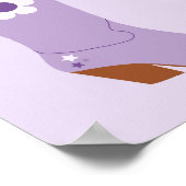 Poster Cowboy Boot 03 Purple (Coin)