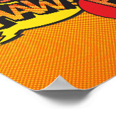 Poster Cowboy contre ninja pop art - primaire (Coin)