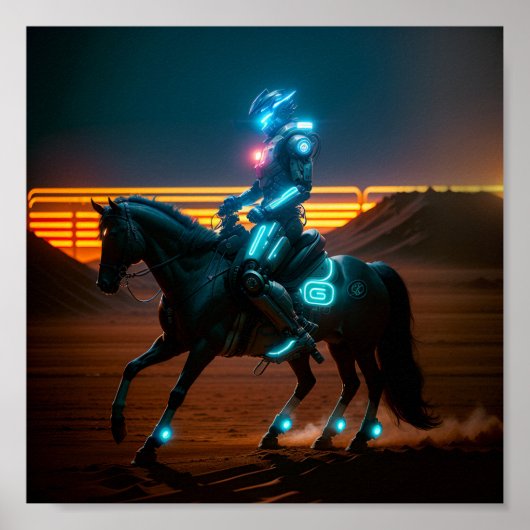 Poster Cowboy Cybernétique (Devant)