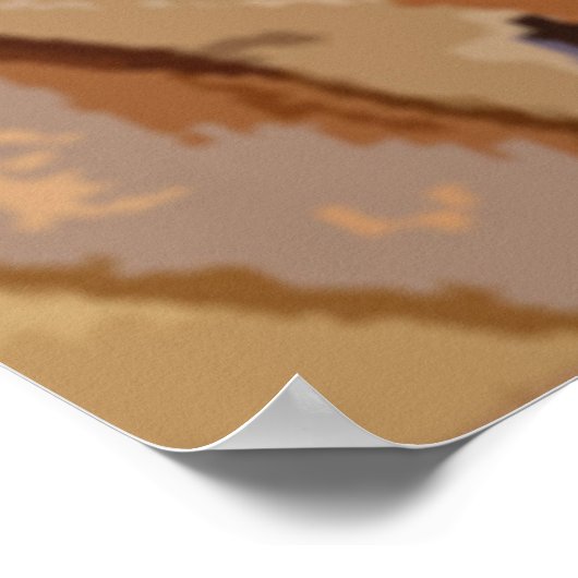 Poster Cowboy du désert (Coin)