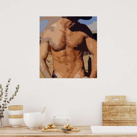 Poster Cowboy du désert (Cuisine)