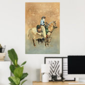 Poster Cowboy et son Appaloosa (Bureau à domicile)