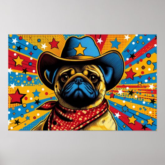 POSTER COWBOY JUSQU'À 3 (Devant)