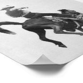 Poster Cowboy Ned Coy Riding Bronco (Coin)