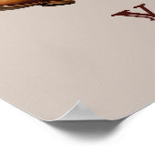 Poster Cowboy occidental personnalisable (Coin)