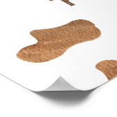 Poster COWBOY première fête d'anniversaire (Coin)