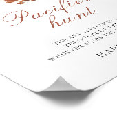 Poster Cowboy rodeo - pacifier hunt baby shower game (Coin)