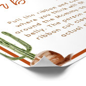 Poster Cowboy Rodeo Quelle est la taille de son Baby show (Coin)