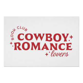 Poster Cowboy romance club de lecture
