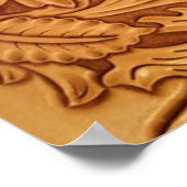 Poster cowboy rustique de l'ouest (Coin)