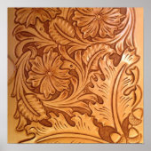 Poster cowboy rustique de l'ouest (Devant)