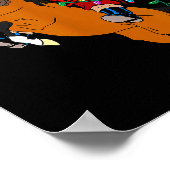 Poster Cowboy Santa Claus Riding A Horse Christmas Cowboy (Coin)