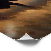 Poster Cowboy sur Bay Horse (Coin)