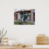 Poster Cowboy sur l'élevage de chevaux Statue (Cuisine)