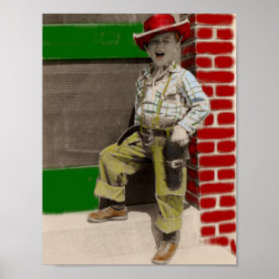 Poster cowboy urbain