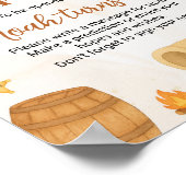 Poster Cowboy Western Rodeo Anniversaire heure Capsule (Coin)