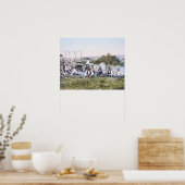 Poster Cowboys au déjeuner, 1904 (photo) (Cuisine)