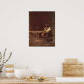 Poster Cowboys de l'Ouest vintage, Herder des Plaines par (Cuisine)