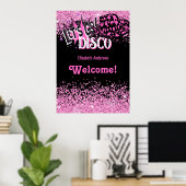 Poster Cowgirl Disco Bachelorette Lets Go Dernier Ride Ro (Bureau à domicile)