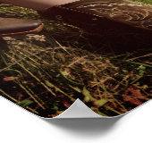 Poster Cowgirl et Sunflowers Country Mariage (Coin)