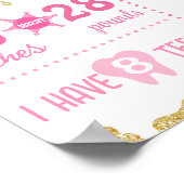 Poster Cowgirl First Birthday Milestone sign (1074) (Coin)