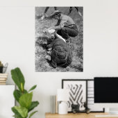 Poster Cowgirl Giving TLC, années 1930 (Bureau à domicile)