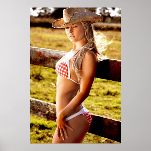 Poster Cowgirl Ranch (Devant)