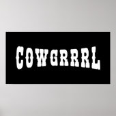 POSTER COWGRRRL (Devant)