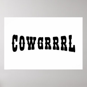 POSTER COWGRRRL