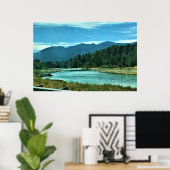 Poster Cowlitz River, Randle, Washington (Bureau à domicile)