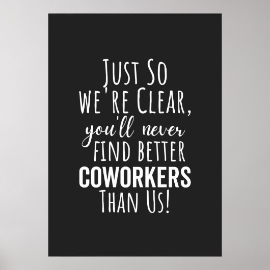 Poster Coworker | Moving | Leaving (Devant)
